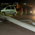 Veículo colide em poste após motorista perder controle no Bairro Coqueiral